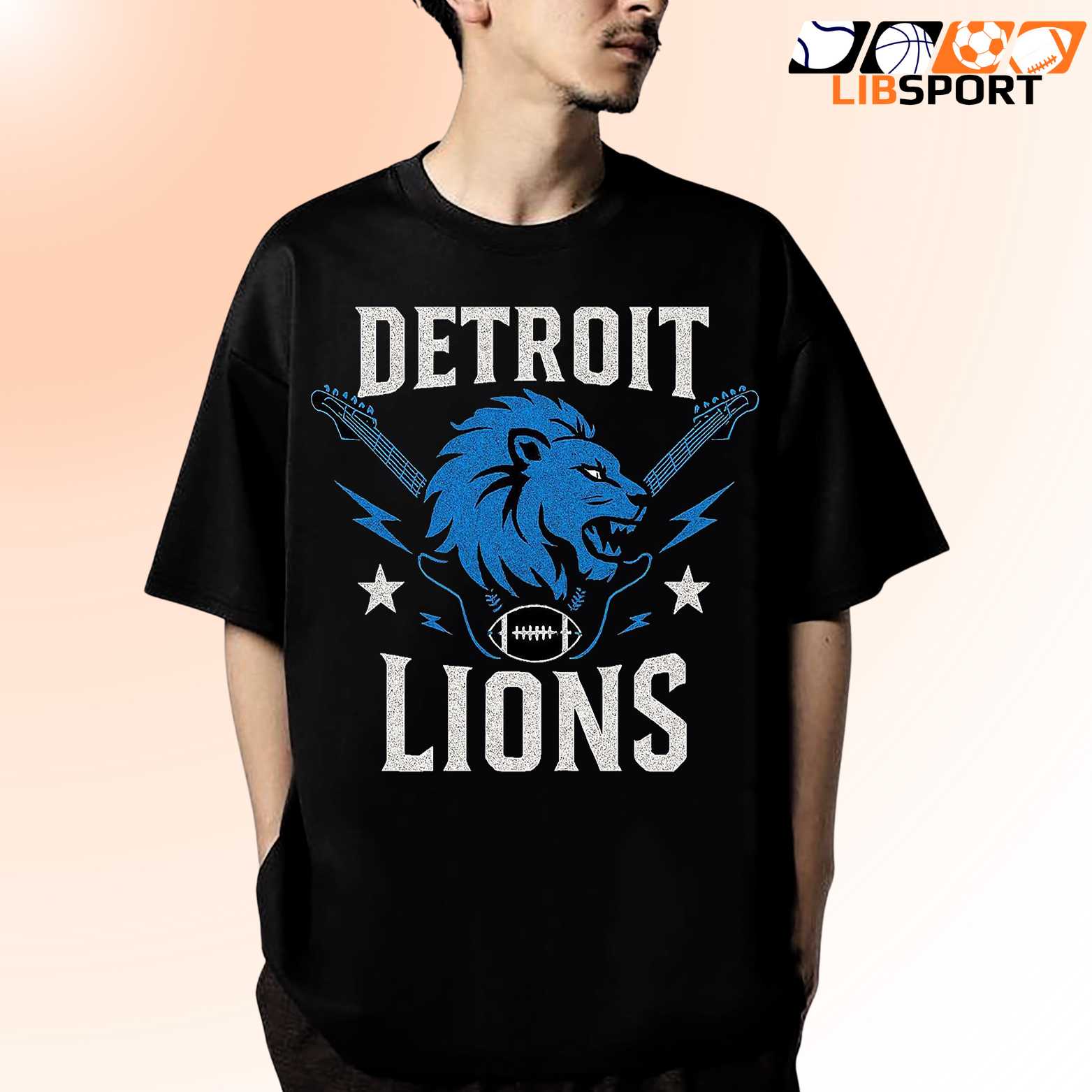 Lions Game Day T-Shirt, Detroit Unisex Tee, Football Fan Gift